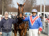 wilbur med Ken Christoffersen 1 april 2017 TKA 3453 : Bornholms brandpark, 1 april 2017, Torben Ager, Travfoto Bornholm, wilbur med Ken Christoffersen 1 april 2017